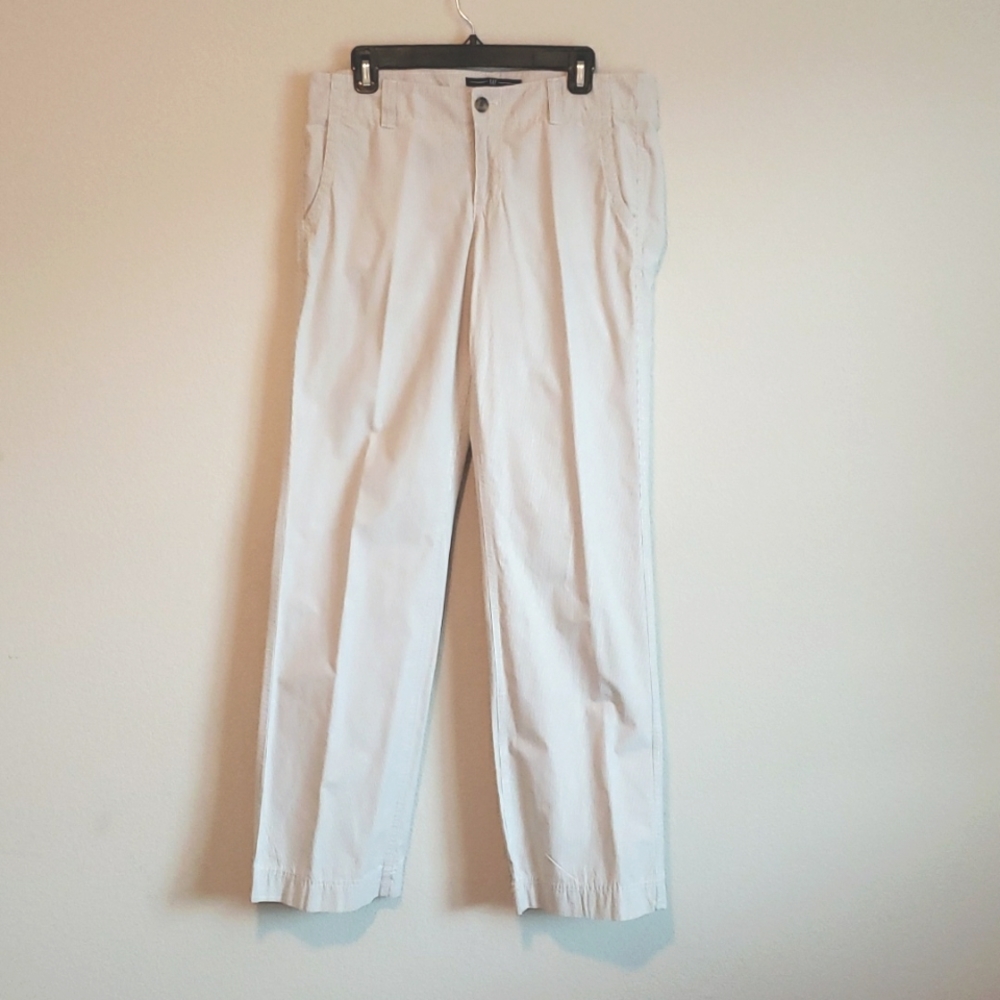 Gap Womens Pin Striped Straight Leg Trouser